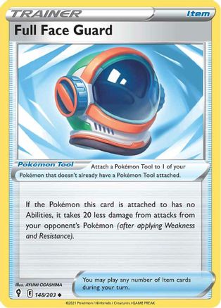 Full Face Guard 148/203 - Reverse Holofoil Evolving Skies