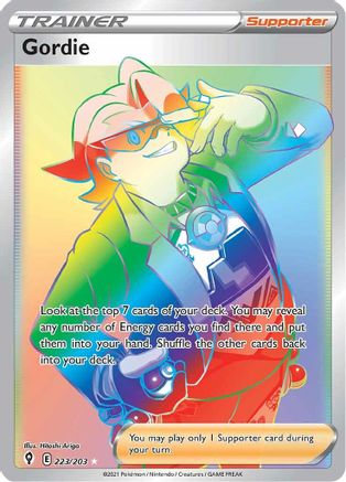 Gordie (Secret) 223/203 - Holofoil Evolving Skies
