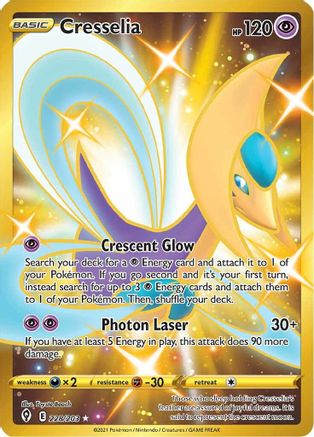 Cresselia (Secret) 228/203 - Holofoil Evolving Skies