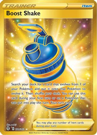 Boost Shake (Secret) 229/203 - Holofoil Evolving Skies