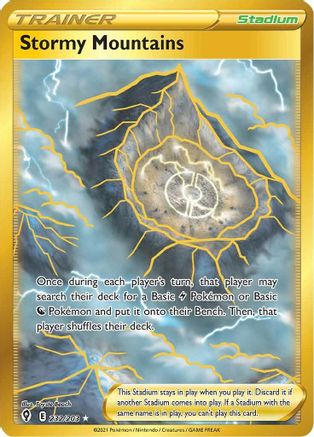 Stormy Mountains (Secret) 232/203 - Holofoil Evolving Skies