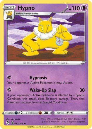 Hypno 062/203 - Reverse Holofoil Evolving Skies