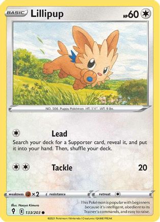 Lillipup 133/203 - Reverse Holofoil Evolving Skies