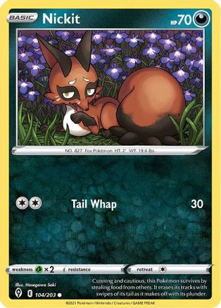 Nickit 104/203 - Reverse Holofoil Evolving Skies