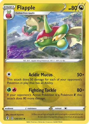 Flapple 120/203 - Reverse Holofoil Evolving Skies