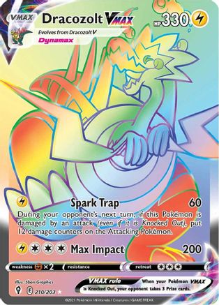 Dracozolt VMAX (Secret) 210/203 - Holofoil Evolving Skies
