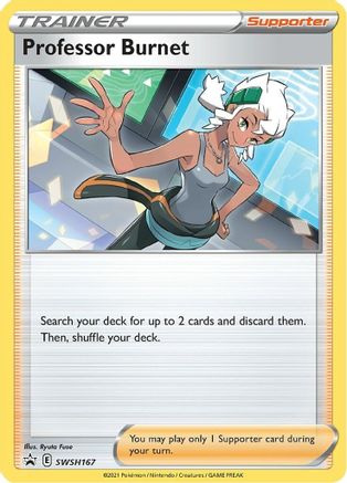 Professor Burnet SWSH167  SWSH Sword & Shield Promo Cards