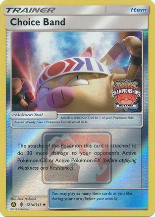 Choice Band (Oceania Championships) 121a/145  - Reverse Holofoil League & Championship Cards