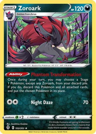 Zoroark 103/203  Deck Exclusives