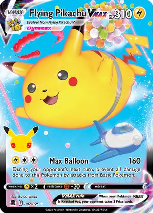 Flying Pikachu VMAX 007/025  - Holofoil Celebrations