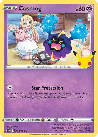 Cosmog 013/025  - Holofoil Celebrations