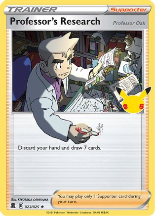 Professor's Research 023/025  - Holofoil Celebrations