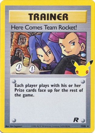 Here Comes Team Rocket! 015/82  - Holofoil Celebrations Classic Collection