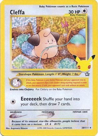 Cleffa 020/111  - Holofoil Celebrations Classic Collection