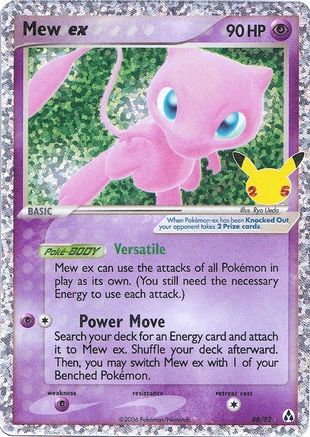 Mew ex 088/92  - Holofoil Celebrations Classic Collection