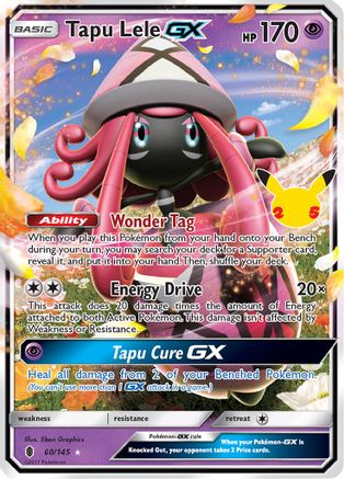 Tapu Lele GX 060/145  - Holofoil Celebrations Classic Collection
