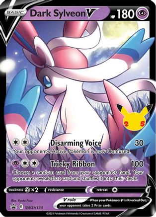 Dark Sylveon V SWSH134  - Holofoil SWSH Sword & Shield Promo Cards