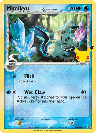 Mimikyu (Delta Species) (Delta Species) - SWSH136 SWSH136  - Holofoil SWSH Sword & Shield Promo Cards