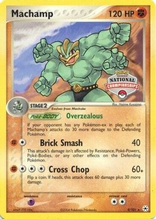 Machamp (National Championships) 009/101  - Holofoil League & Championship Cards