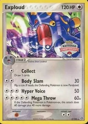 Exploud (National Championships) 003/106  League & Championship Cards