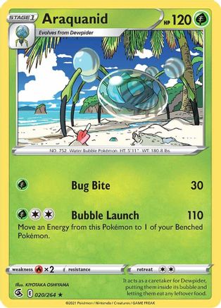 Araquanid 020/264 - Reverse Holofoil Fusion Strike