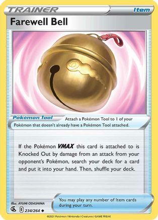 Farewell Bell 234/264 - Reverse Holofoil Fusion Strike