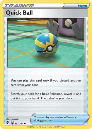 Quick Ball 237/264 - Reverse Holofoil Fusion Strike