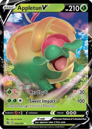 Appletun V 026/264 - Holofoil Fusion Strike