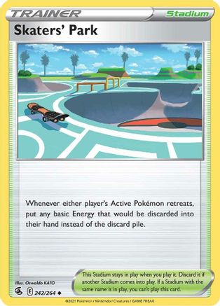 Skaters' Park 242/264 - Reverse Holofoil Fusion Strike