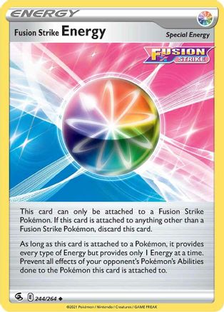 Fusion Strike Energy 244/264 - Reverse Holofoil Fusion Strike