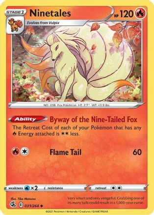 Ninetales (31) (31) 031/264 Fusion Strike