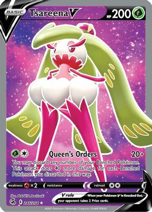 Tsareena V (Full Art) 246/264 - Holofoil Fusion Strike