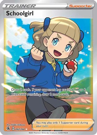 Schoolgirl (Full Art) 262/264 - Holofoil Fusion Strike