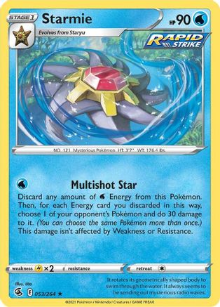 Starmie 053/264 - Holofoil Fusion Strike