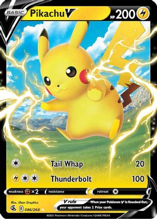 Pikachu V 086/264 - Holofoil Fusion Strike