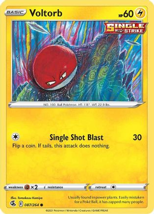 Voltorb 087/264 - Reverse Holofoil Fusion Strike