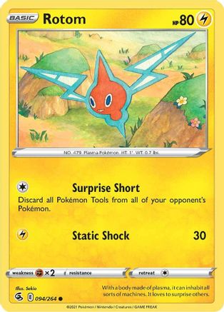 Rotom 094/264 - Reverse Holofoil Fusion Strike