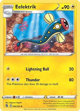 Eelektrik 096/264 - Reverse Holofoil Fusion Strike