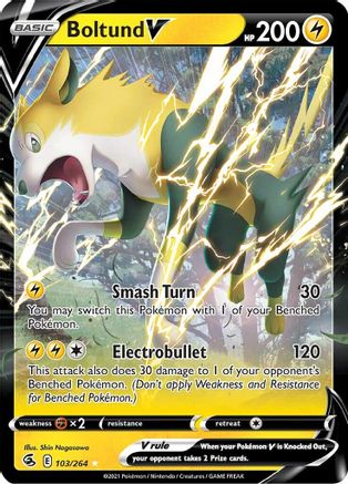 Boltund V 103/264 - Holofoil Fusion Strike