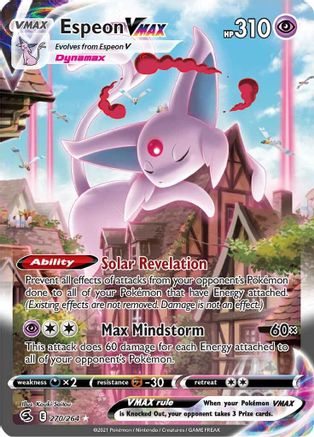 Espeon VMAX (Alternate Art Secret) 270/264 - Holofoil Fusion Strike