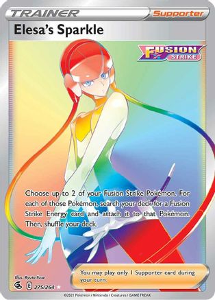 Elesa's Sparkle (Secret) 275/264 - Holofoil Fusion Strike