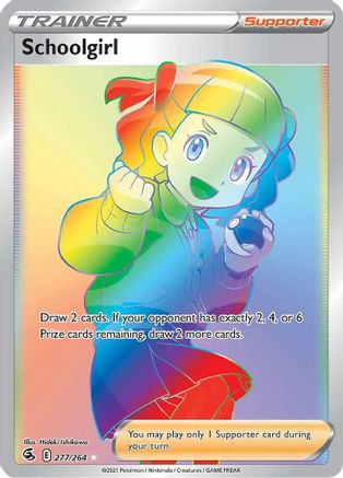 Schoolgirl (Secret) 277/264 - Holofoil Fusion Strike