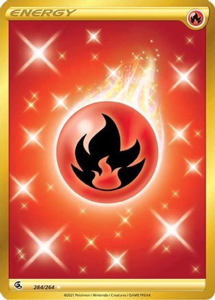 Fire Energy (Secret) 284/264 - Holofoil Fusion Strike