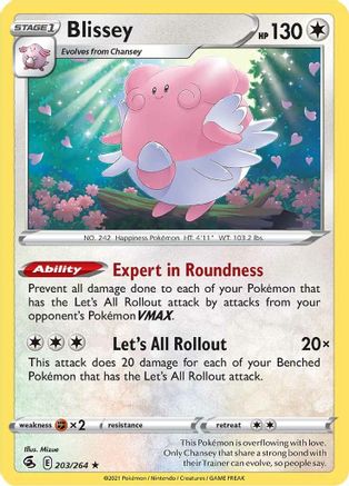 Blissey 203/264 - Reverse Holofoil Fusion Strike