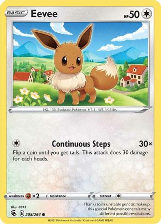 Eevee 205/264 Fusion Strike