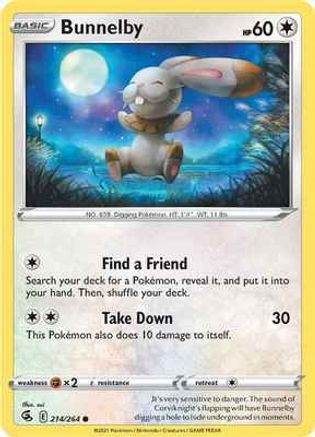 Bunnelby 214/264 Fusion Strike