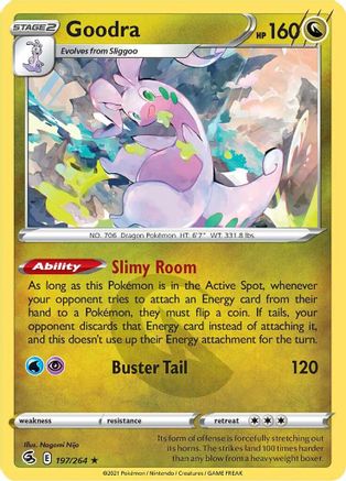 Goodra 197/264 - Reverse Holofoil Fusion Strike