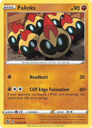 Falinks (154) (154) 154/264 - Reverse Holofoil Fusion Strike