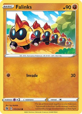 Falinks (155) (155) 155/264 - Reverse Holofoil Fusion Strike