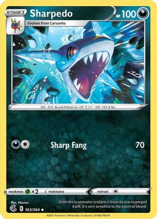 Sharpedo 163/264 Fusion Strike